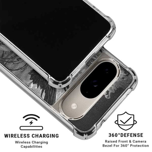 Alchemy Nine Lives of Poe Google Pixel 10 Clear Case